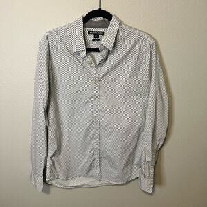 Michael Kors Slim Fit Long Sleeve Button Up Size Large